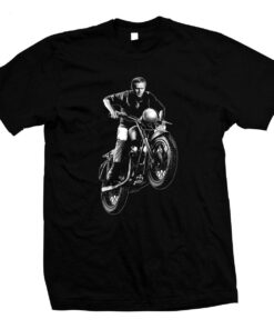 The Great Escape Steve Mcqueen Unisex Black T-shirt For Movie Fans