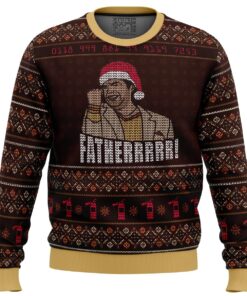 The It Crowd Sitcom Series Fatherrrr Funny Meme Ugly Christmas Sweater Best Fan Gifts