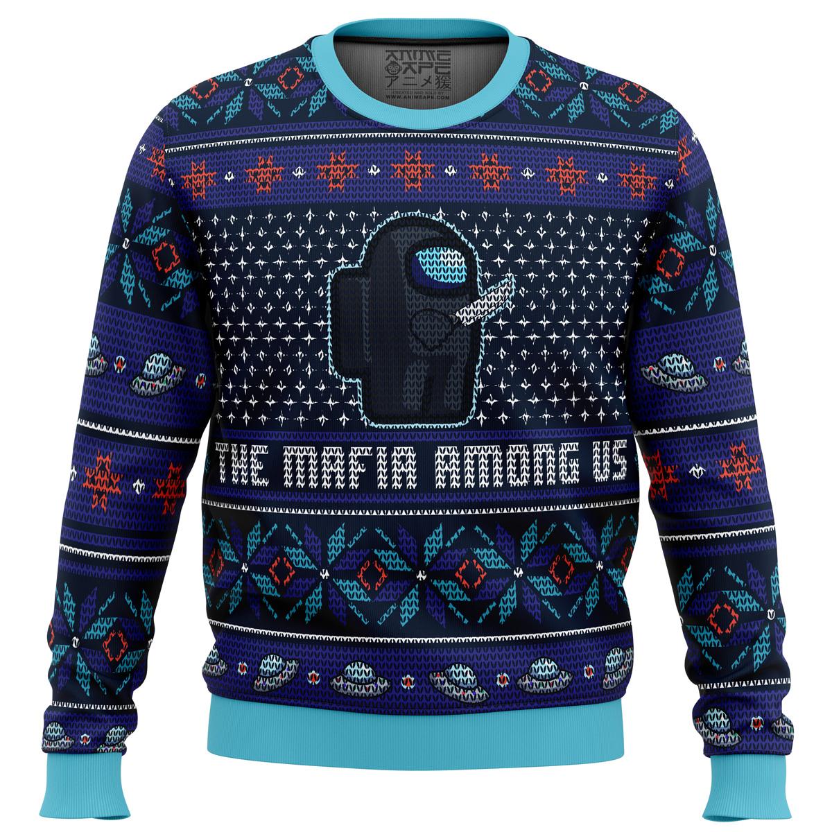 Mira Security Guard Among Us Funny Christmas Sweaters