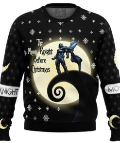 The Moon Knight Before Christmas Christmas Sweater Men 1