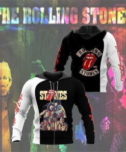 The Rolling Stones Zip Hoodie For Fans