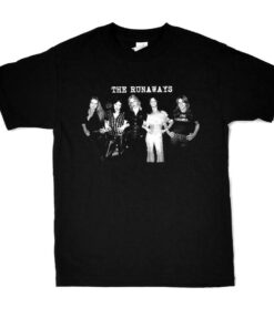 The Runaways Group Photo Unisex T-shirt For Rock Fans