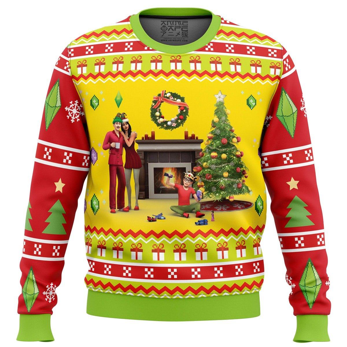 The Sims Funny Ugly Christmas Sweater