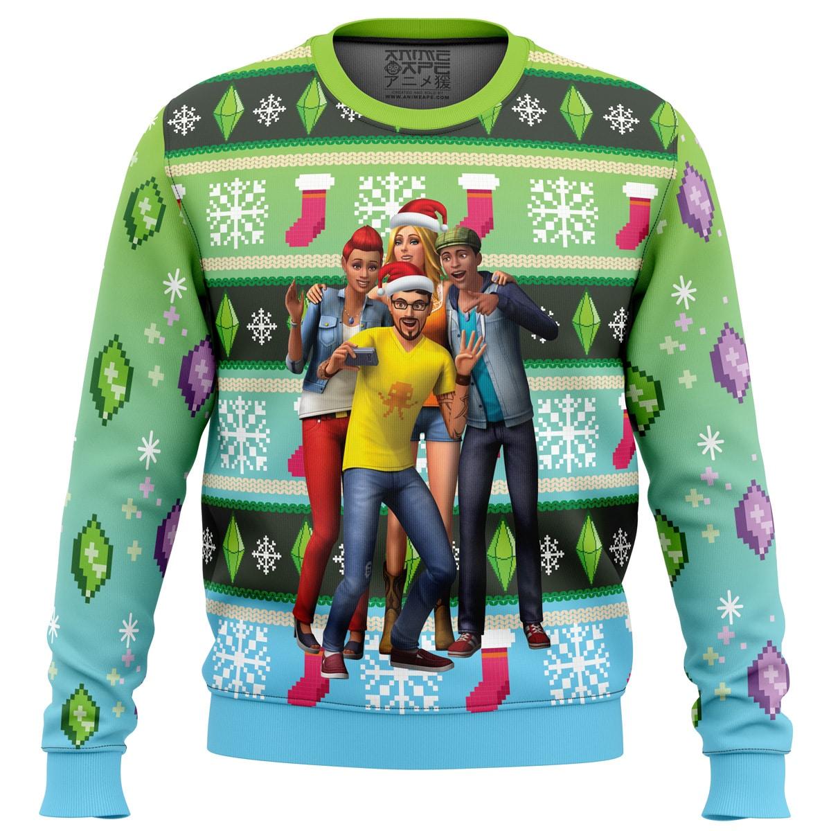 The Sims 4 Funny Ugly Christmas Sweater