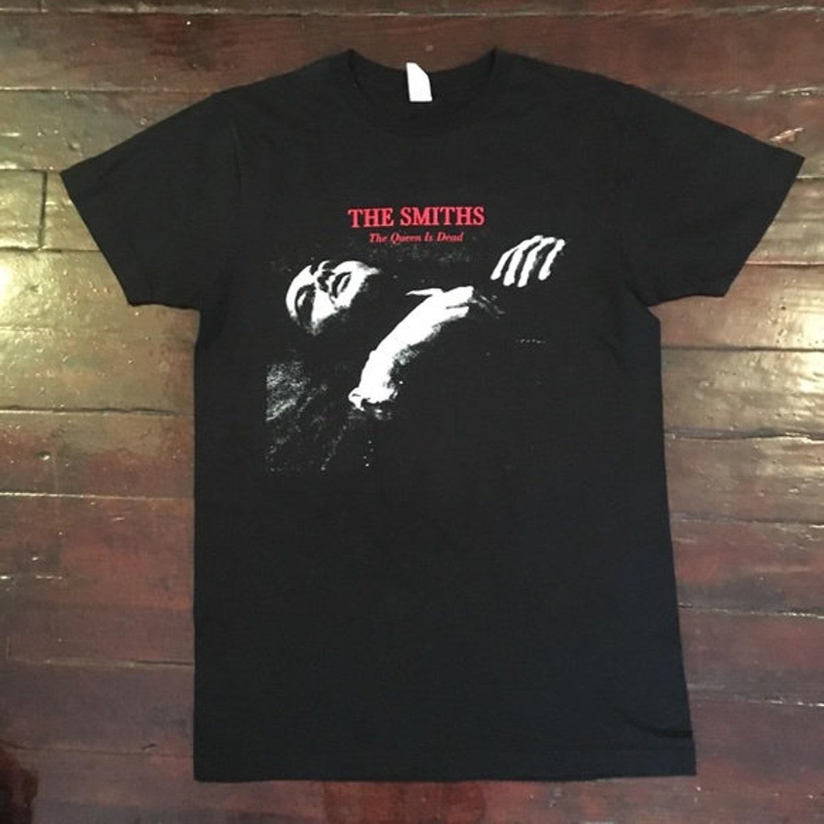 The Smiths The Queen Is Dead Album Black T-shirt For Rock Music Fans