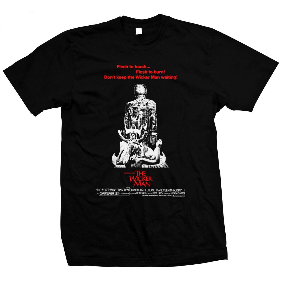 The Wicker Man Movie Poster T-shirt Gift For Horror Fans