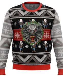 Monster The Witcher Xmas Style Ugly Christmas Sweater Best Holiday Gift For Fans