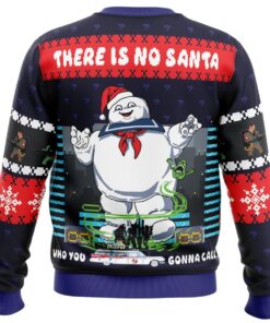 There Is No Santa Ghostbusters Plus Size Ugly Christmas Sweater