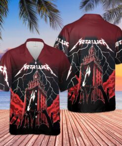 Metallica Short Sleeve Hawaiian Shirt