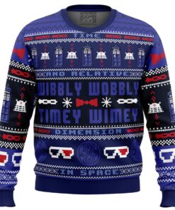 Timey Wimey Doctor Who Ugly Sweater