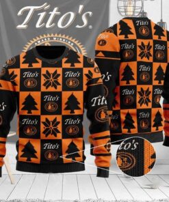 Titos Ugly Christmas Sweater Funny Gift For Fans