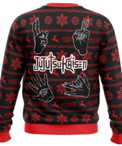 Tokyo Metropolitan Jujutsu Kaisen Funny Ugly Christmas Sweater 4