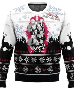 Toman Tokyo Revengers Black White Ugly Christmas Sweater Gift For Manga Anime Fans 1