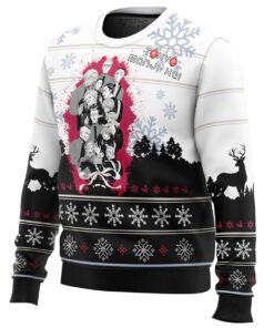 Toman Tokyo Revengers Black White Ugly Christmas Sweater Gift For Manga Anime Fans