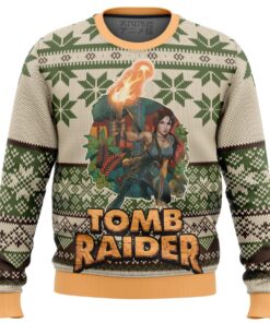 Tomb Raider Alt Ugly Xmas Sweater