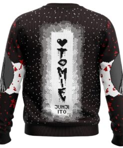 Tomie Junji Ito Ugly Christmas Sweater Xmas Outfit For Horror Manga Fans