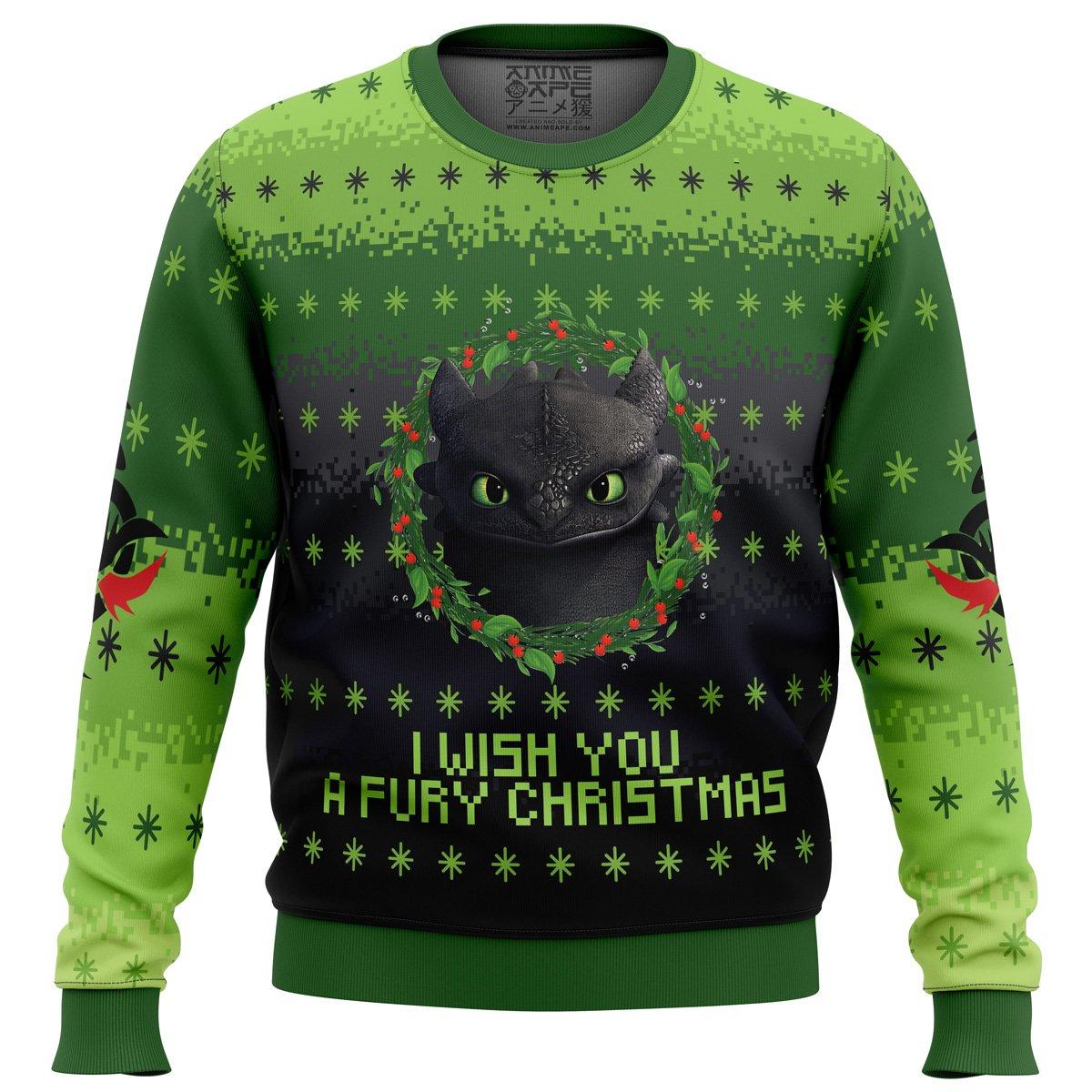 Christmas Spirit Konosuba Plus Size Ugly Christmas Sweater