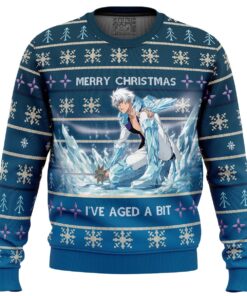 Toshiro Hitsugaya Bleach Thousand year Blood War Ugly Xmas Sweater Gift For Manga Anime Fans 1