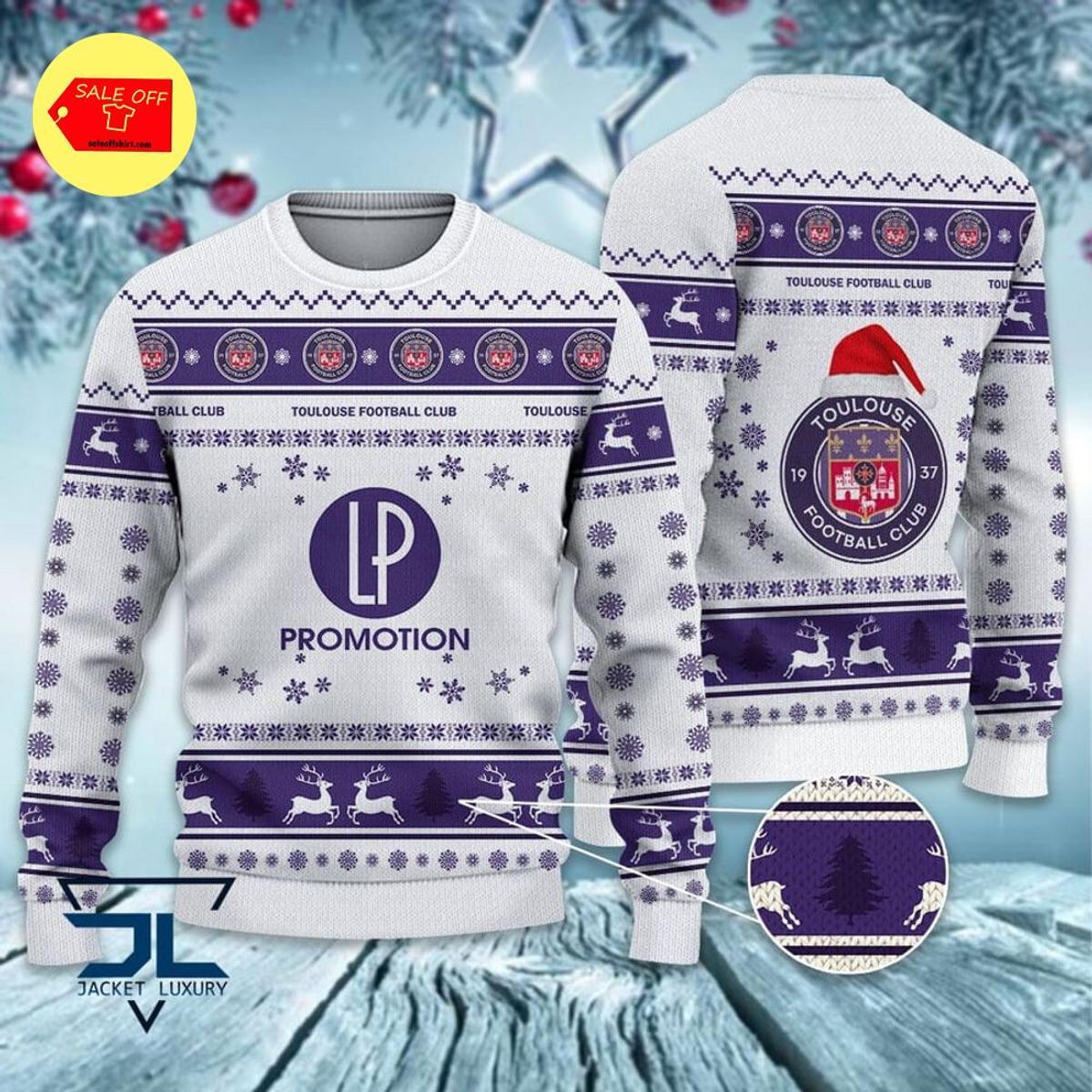 Toulouse Fc Ugly Christmas Sweater For Men And Women