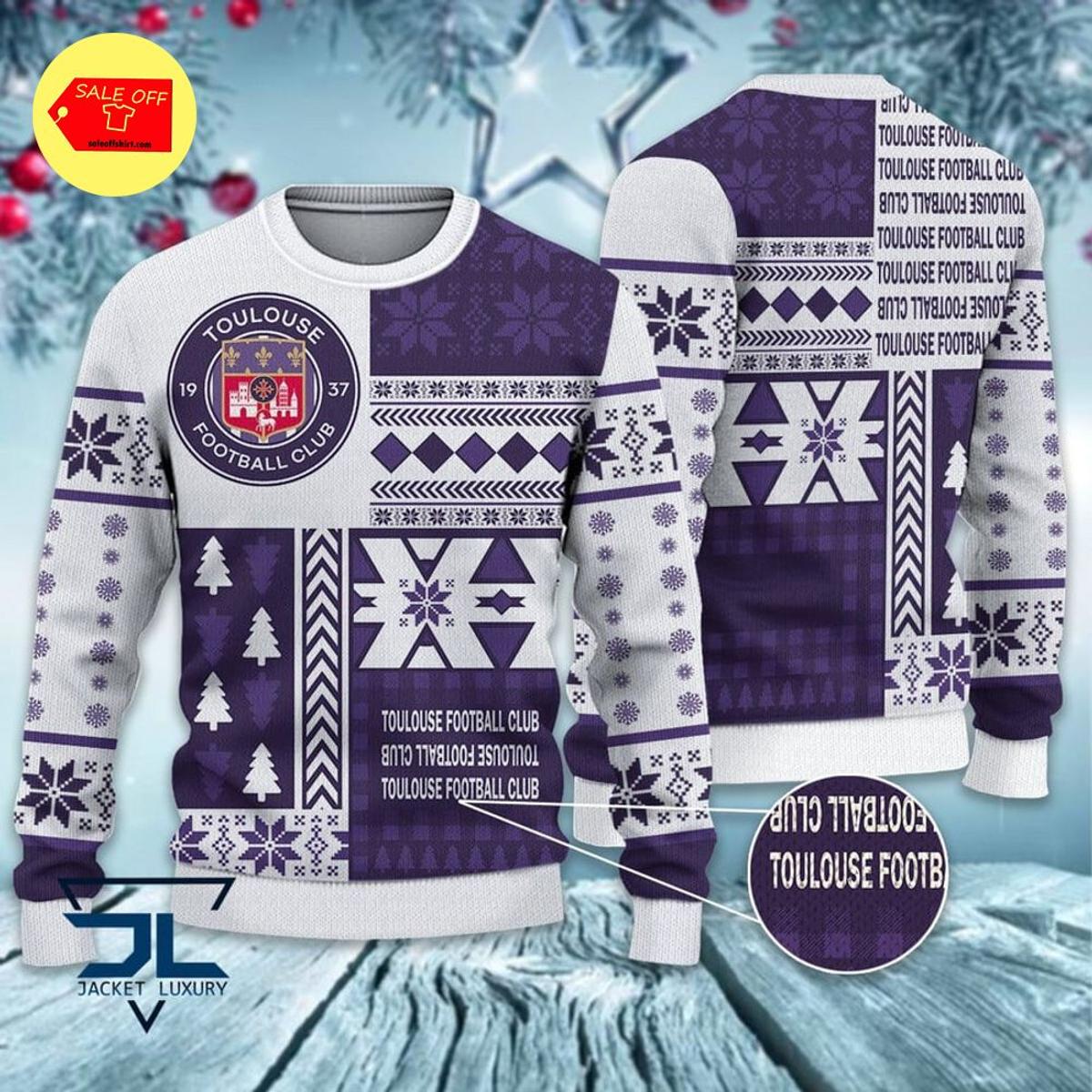 Toulouse Fc Ugly Christmas Sweater For Men And Women