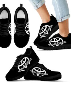 Toyota Tacoma Midnight Black Metallic Running Shoes Gift 2