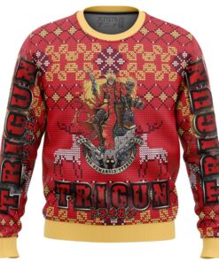 Trigun Character Vash The Stampede Ugly Christmas Sweater Xmas Outfit For Fans