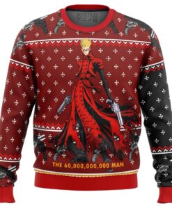 Trigun Character Vash The Stampede Ugly Christmas Sweater Xmas Outfit For Fans