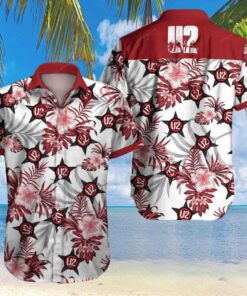 U2 Rock Band Logo Floral Tropical Hawaiian Shirt Best Gift For Fans