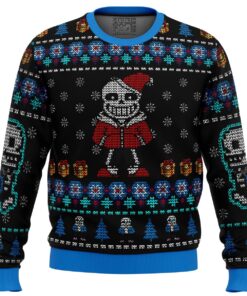 Undertale Character Sans Christmas Style Funny Ugly Xmas Sweater For Men Women