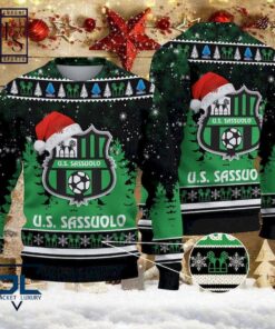 Us Sassuolo Calcio Santa Hat Best Ugly Christmas Sweater