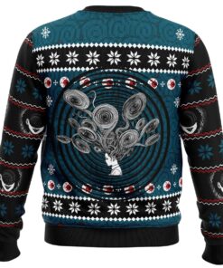 Uzumaki Horror Manga By Junji Ito Ugly Christmas Sweater Gift For Horror Fans 2