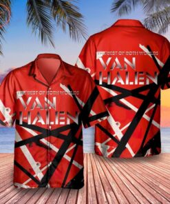 Van Halen Vintage Unisex Aloha Shirt Best For Men Women