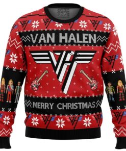 Van Halen Womens Ugly Christmas Sweater