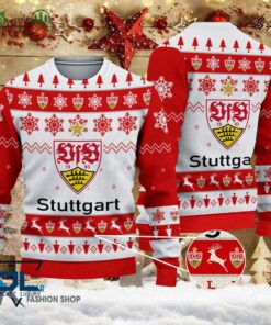 Vfb Stuttgart Bundesliga Football Ugly Christmas Sweater For Fans