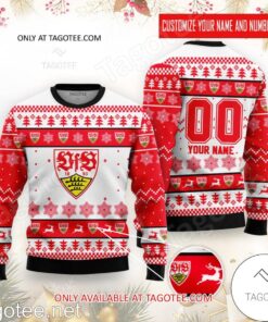 Vfb Stuttgart Custom Name Number Ugly Christmas Sweater Gift