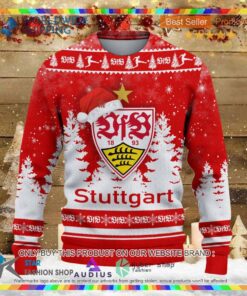 Vfb Stuttgart Red Ugly Christmas Sweater For Men And Women 2