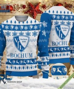 Vfl Bochum 1848 Ugly Christmas Sweater For Fans