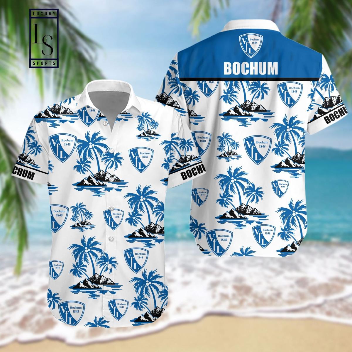 Vfl Bochum 1848 Bundesliga Simple Design Vintage Hawaiian Shirt Best Gift For Fans