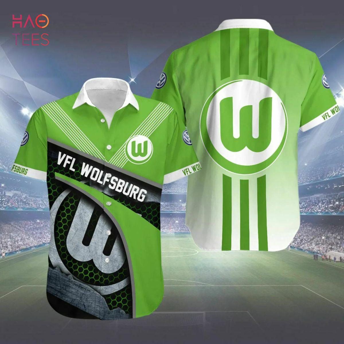 Vfl Wolfsburg White Green Floral Hawaiian Shirt Outfit For Fans