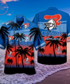 Vintage Newcastle Knights Tropical Beach Aloha Shirt Men Women Summer Outfits
