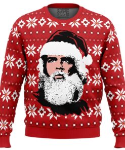 Viva La Navidad Santa Che Guevarra Ugly Christmas Sweater 1