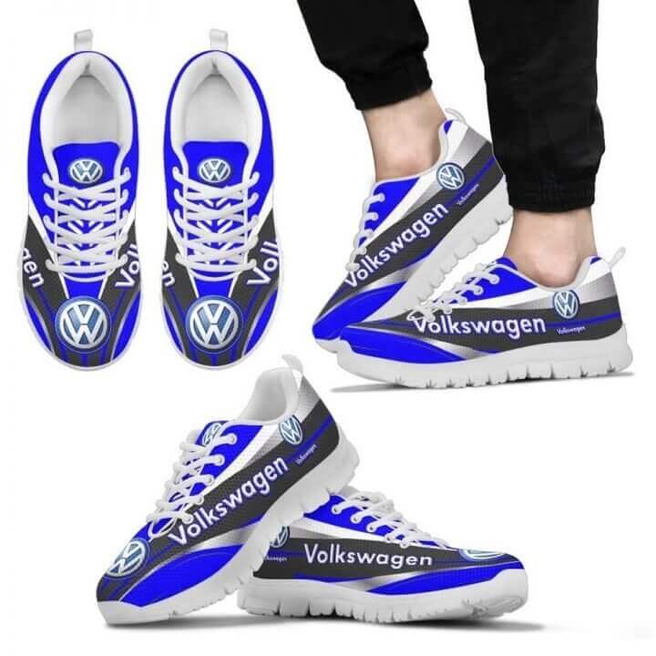 Volkswagen Blue White Running Shoes Gift