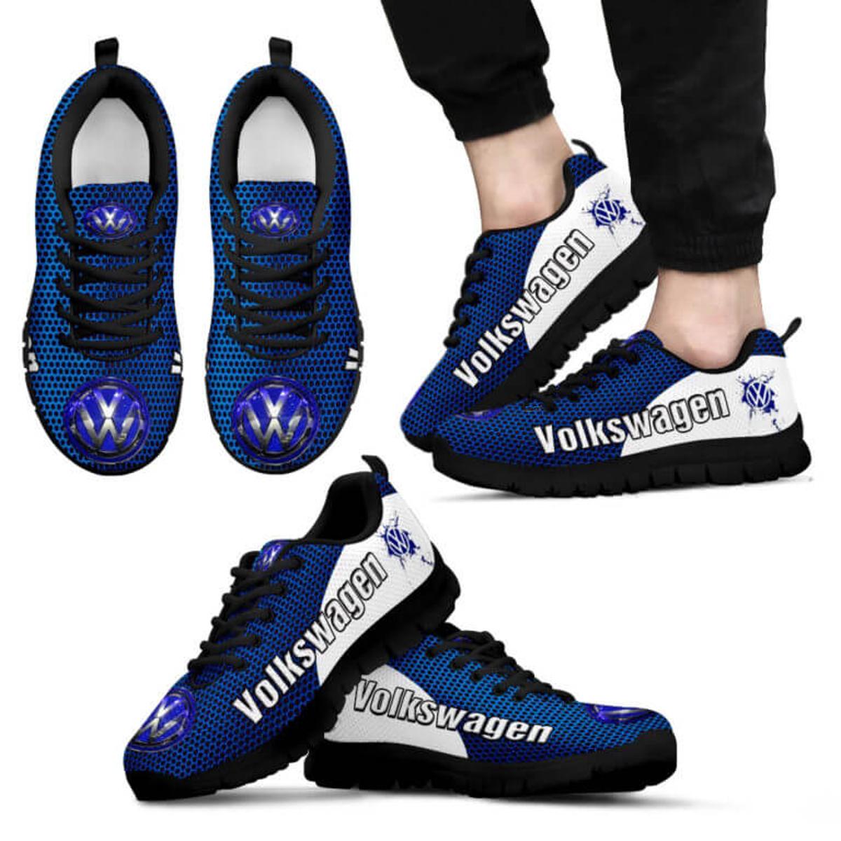 Volkswagen Blue Running Shoes For Fans