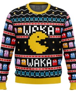 Pac Man Ready For Christmas Funny Ugly Christmas Sweater Best Gift For Game Lovers