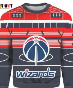 Washington Wizards Red Basketball Yard Best Christmas Sweater