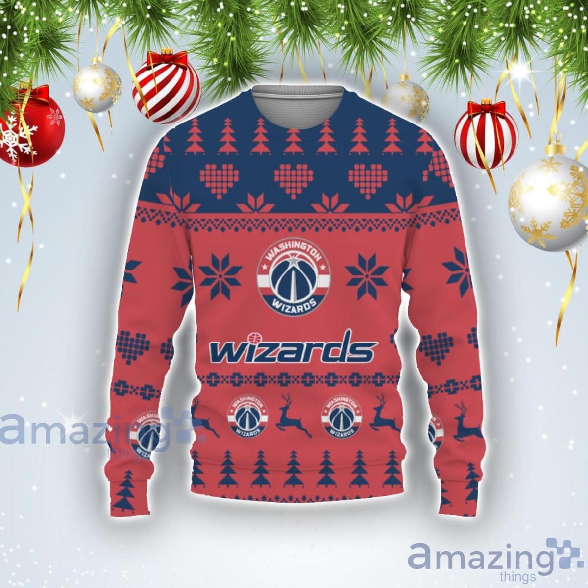 Washington Wizards Funny Grinch Best Ugly Christmas Sweater