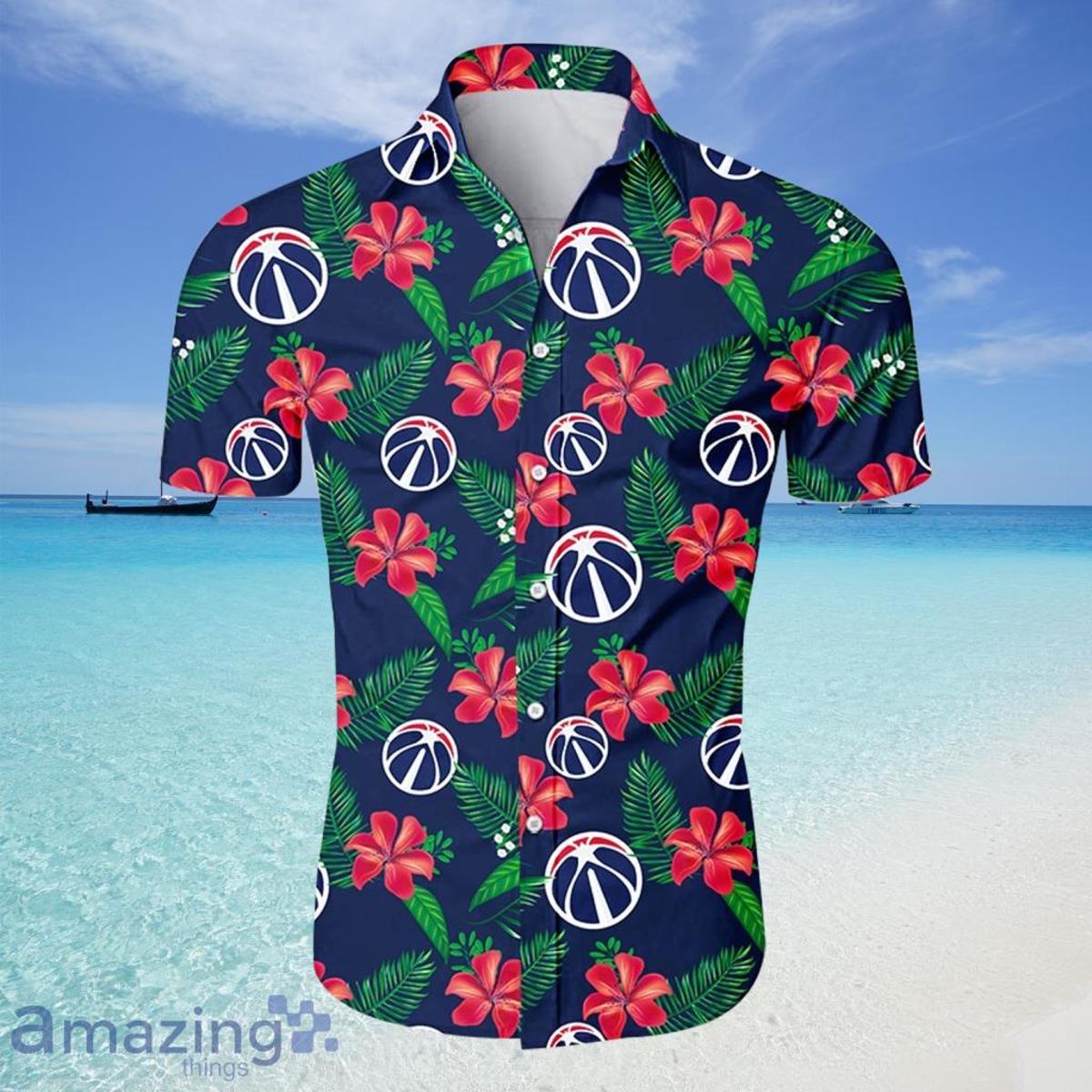 Nba Washington Wizards Simple Design Vintage Hawaiian Shirt Gifts For Fans