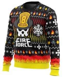 We Didn’t Start The Fire This Christmas Fire Force Christmas Sweater Xmas Outfit For Fans