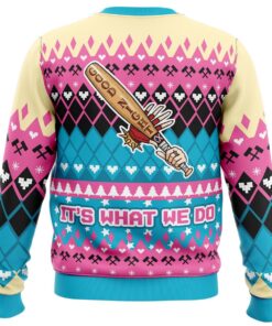 Were Bad Guys Harley Quinn Best Ugly Christmas Sweater Gift For Dc Comics Fans 4