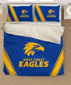 West Coast Eagles Bedding Set Gift For Fans